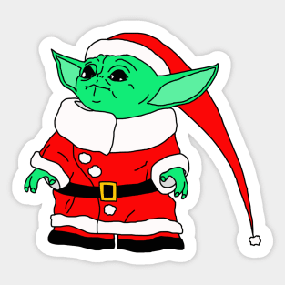 Baby Santa Sticker